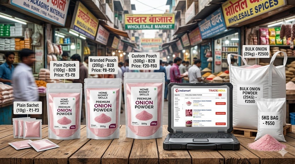ONION POWDER PACKAGING MATERIAL