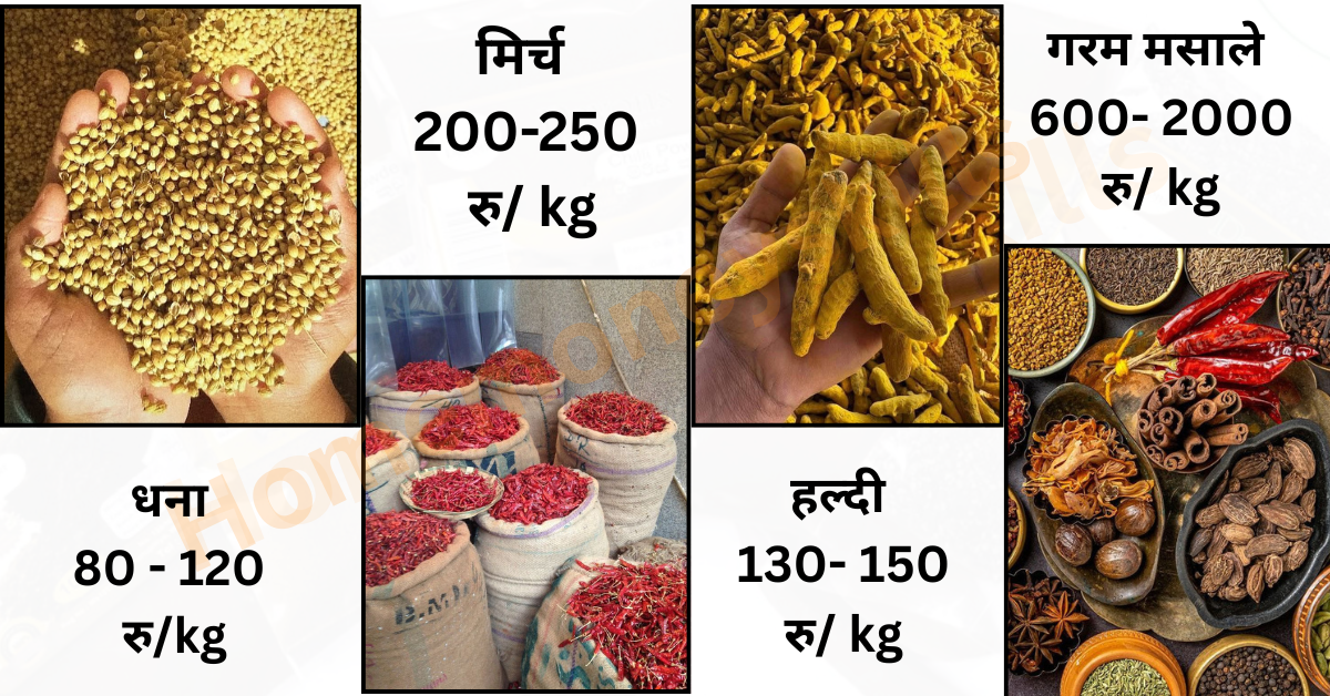 masala row material