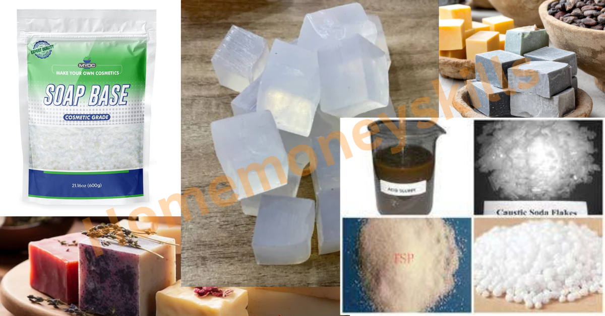 row material for soap business