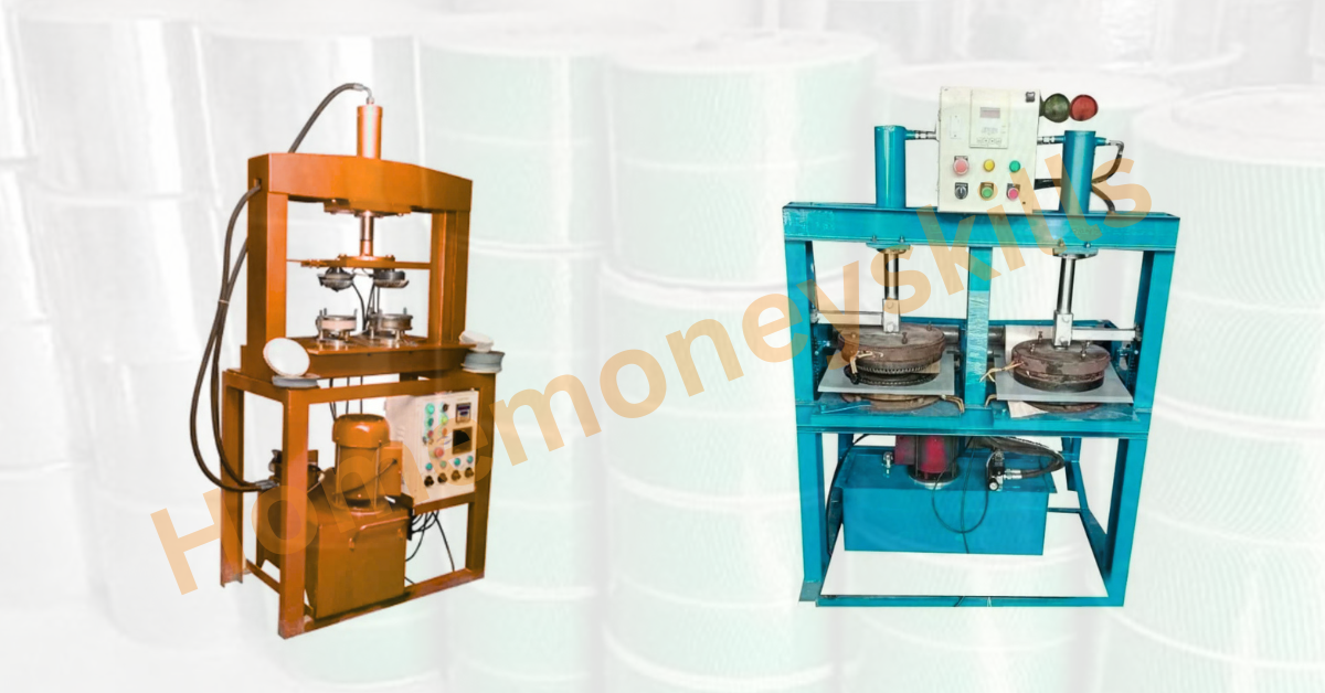 paper plate semi automatic machine