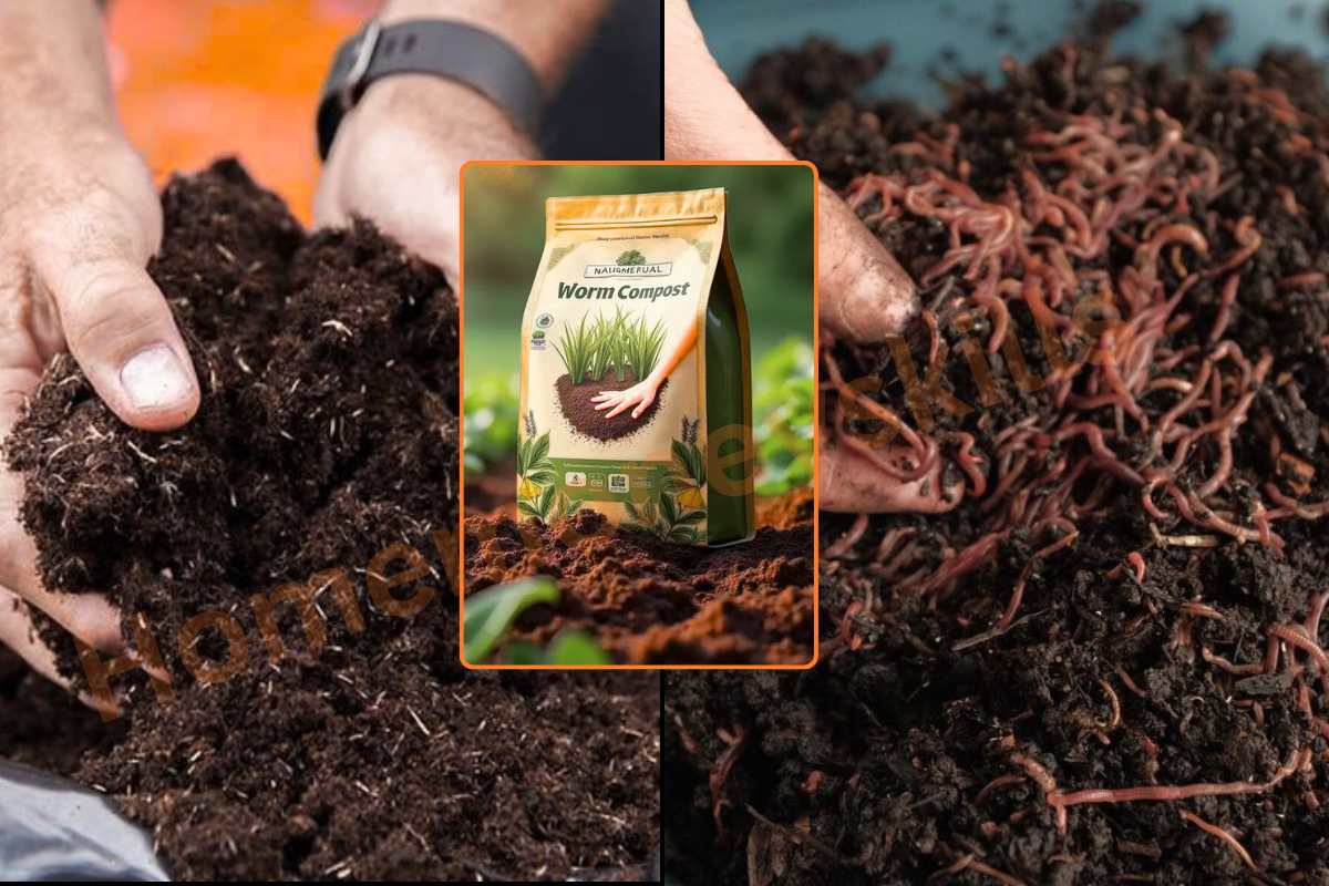 vermicompost ( organic fertilizer )