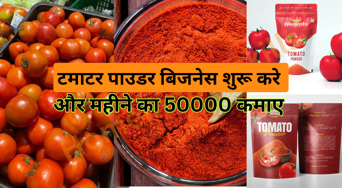 how to start a tomato powder business