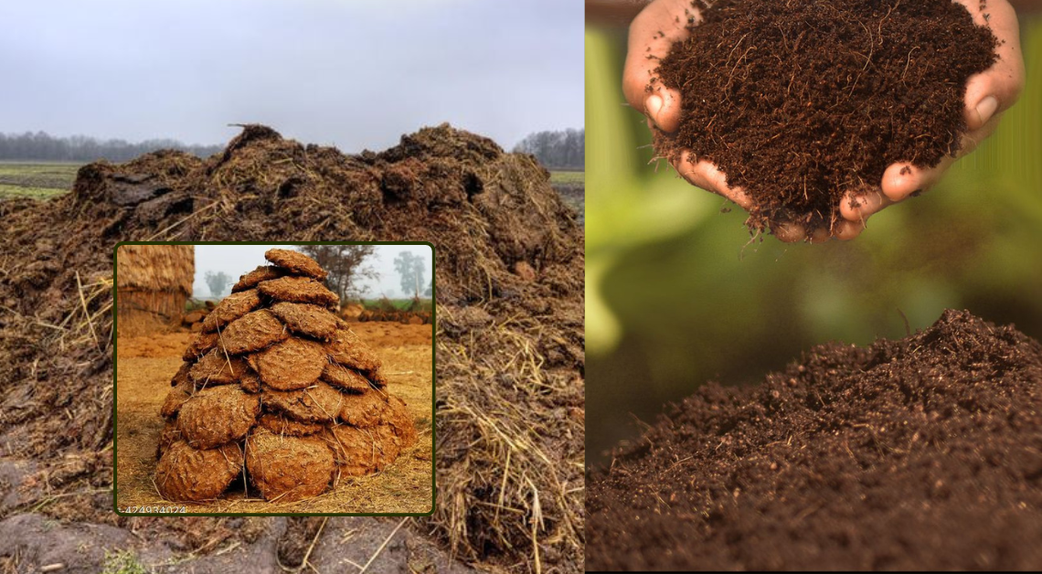 cow dung or gobar